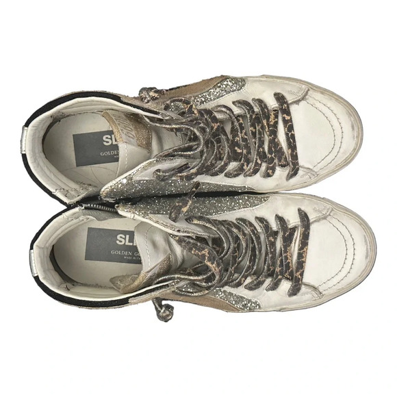 Special edit Golden Goose Slide Mid-TopSneakers, size 38,  #549 of only 759!!! - Picture 6 of 12